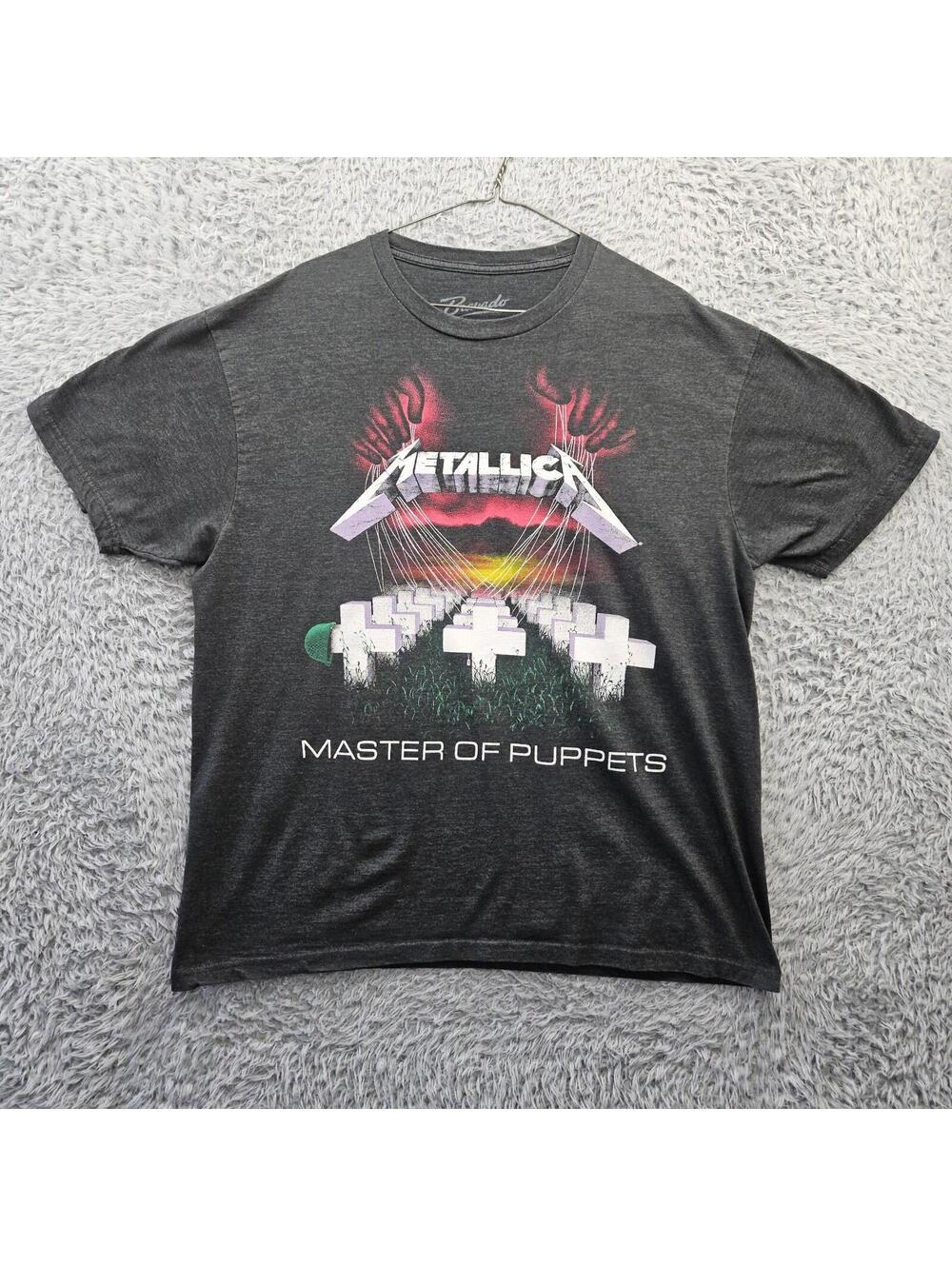 Metallica T Shirt Master of Puppets Men XL Bravado